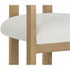 Madrone Rustic Oak / Heather Ivory Tweed Dining Armchair